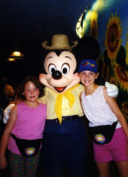 1998JulyEpcot003.jpg - 1998 - Epcot, Disney World, FL - Stephanie Mickey & Gretchen
