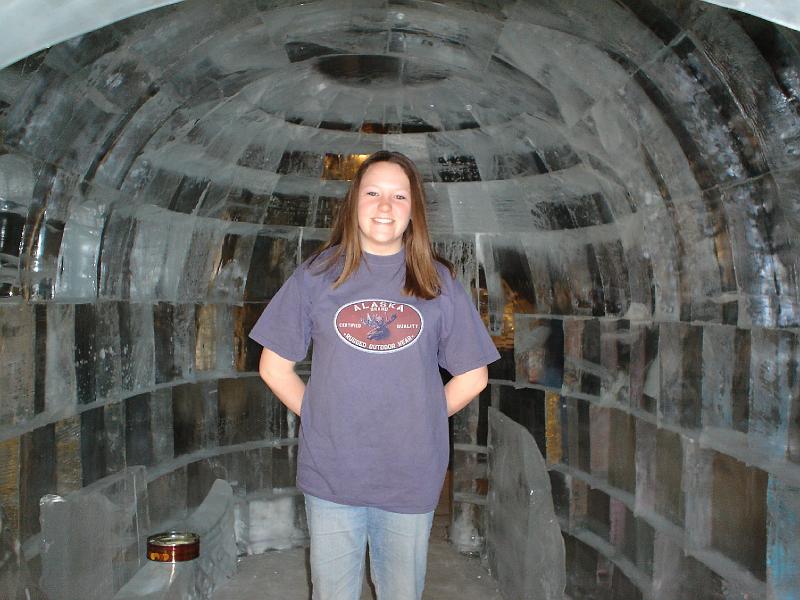 2005JuneAK0842.JPG - 2005 - Ice Museum, Fairbanks, AK - Stephanie