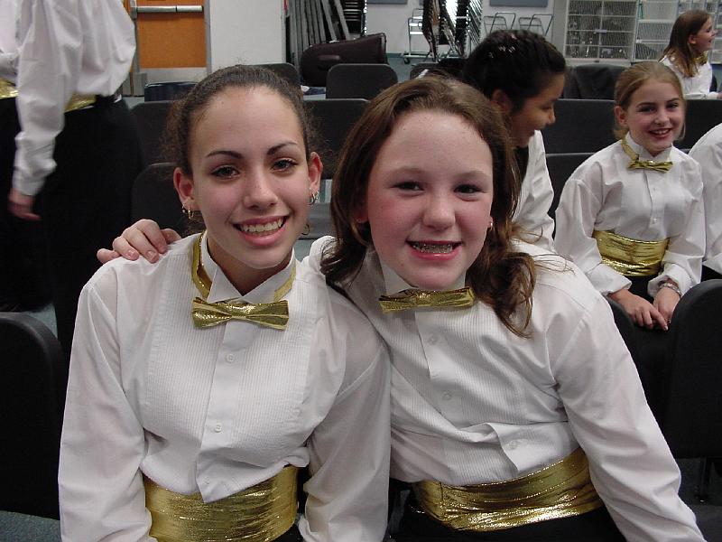DSC04830.JPG - 2001 - Heritage MS Winter Concert - Alana & Stephanie