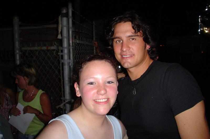 DSC05054.JPG - 2005 - Neshoba County Fair, MS - Stephanie &  Country Star Joe Nichols