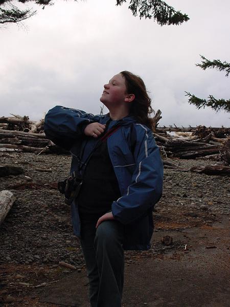 DSC08571.JPG - 2003 - Rialto Beach, WA - Stephanie posing