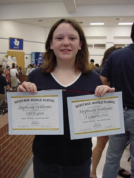 DSC09044.JPG - 2003 - Heritage MS Awards Day - Stephanie