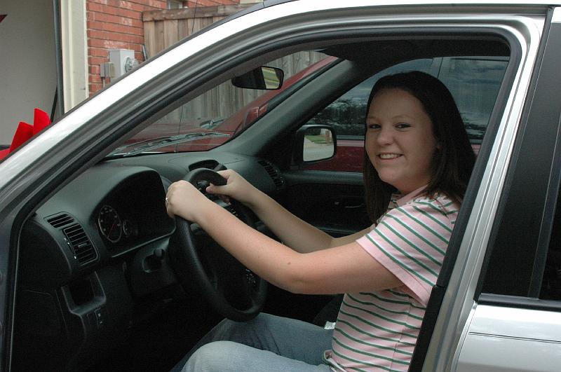 DSC_6389.jpg - 2006 - Home - Stephanie with her new car